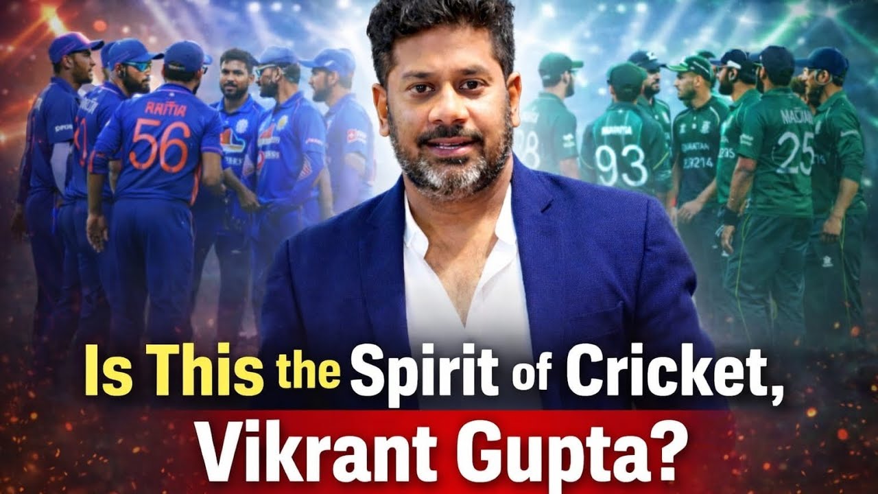 Vikrant Gupta Backs No Handshake! 😱 India’s Bold Move vs Pakistan | Sportsmanship or Strategy?