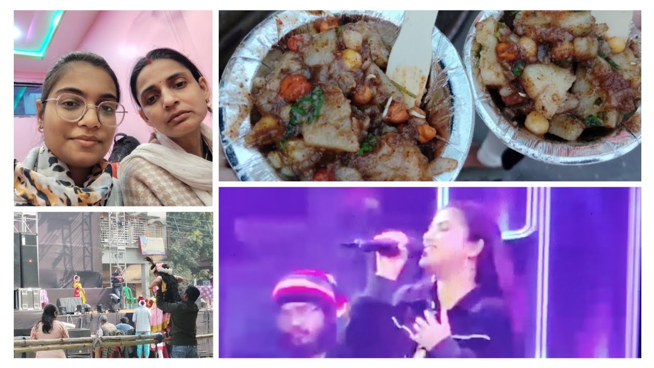 পাড়ায় এরকম অনুষ্ঠান দেখলে মনটা ভালো হয়ে যায়, আর সাথে অঙ্কিতা ভট্টাচার্যের গান🎶🥰 || Puja Banik 07
