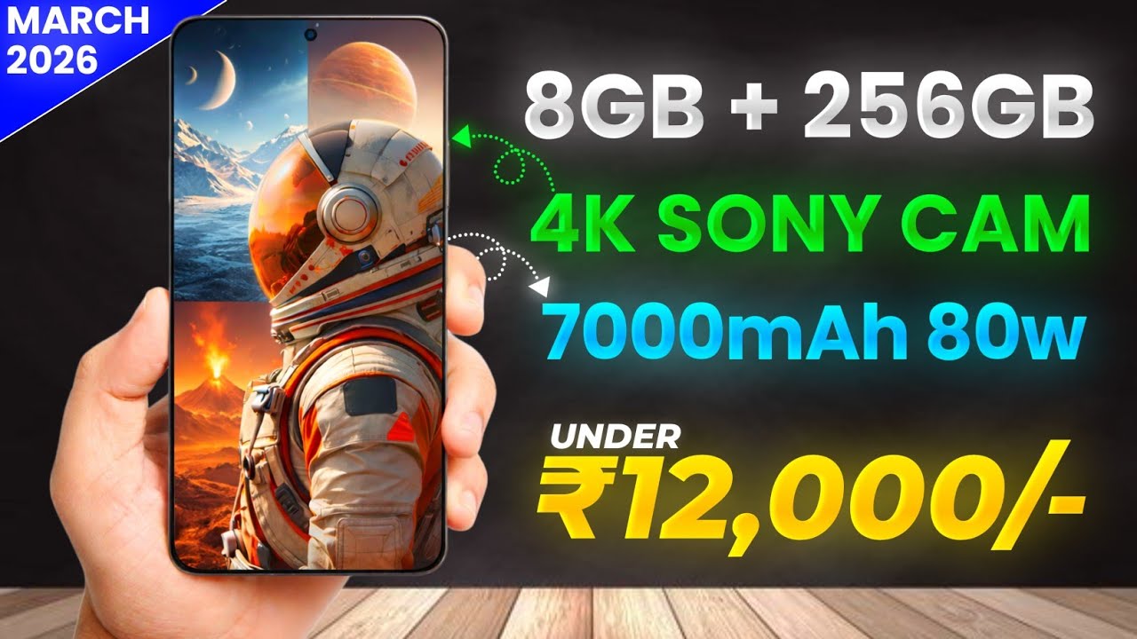 Top 5 Best 5G Phones Under ₹12,000 in 2026 📱⚡ Budget 5G Kings!