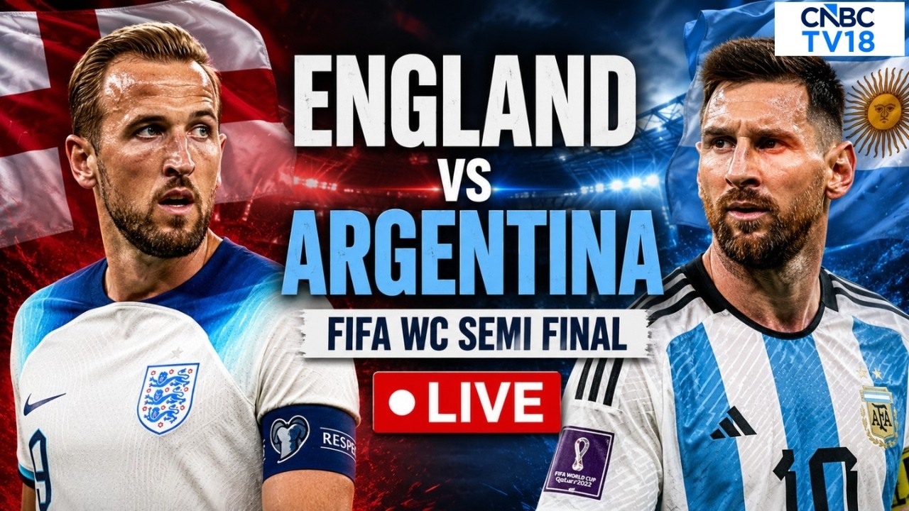 🔴Argentina vs England LIVE: FIFA World Cup Semi-Final at Atlanta Stadium | Bellingham | Messi | N18G