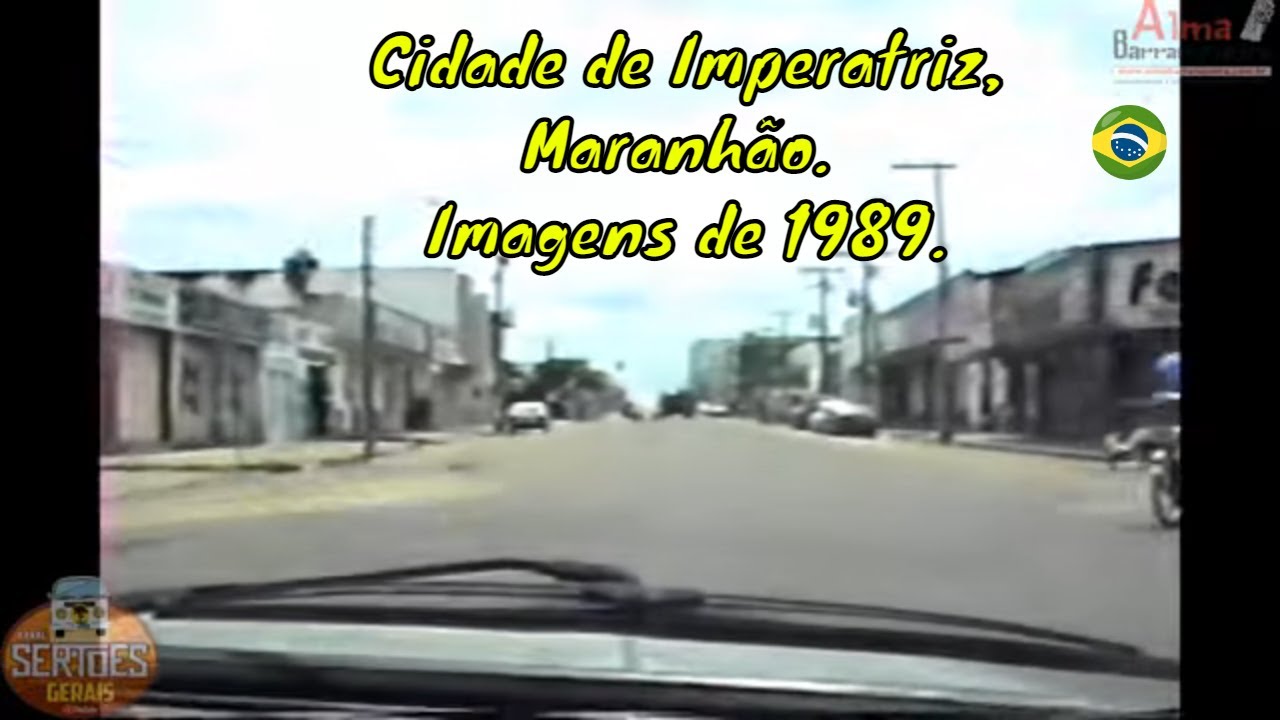 Cidade de Imperatriz, Maranhão. Imagens de 1989. - P 603.