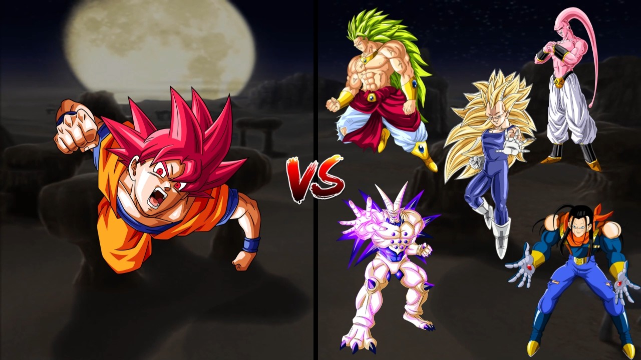 Dragon Ball Z Budokai Tenkaichi 3 | Goku SSJGOD | 1 vs 5