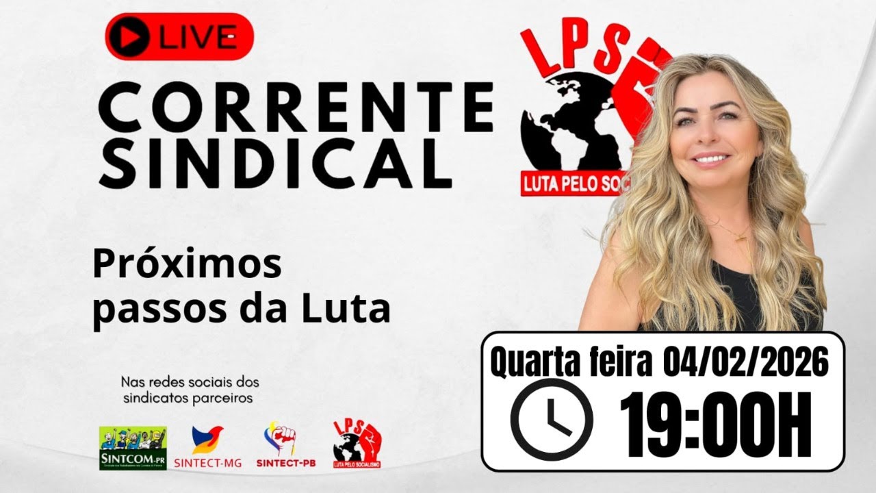 Live Corrente Sindical LPS Correios - Poximos passos da Luta 📱