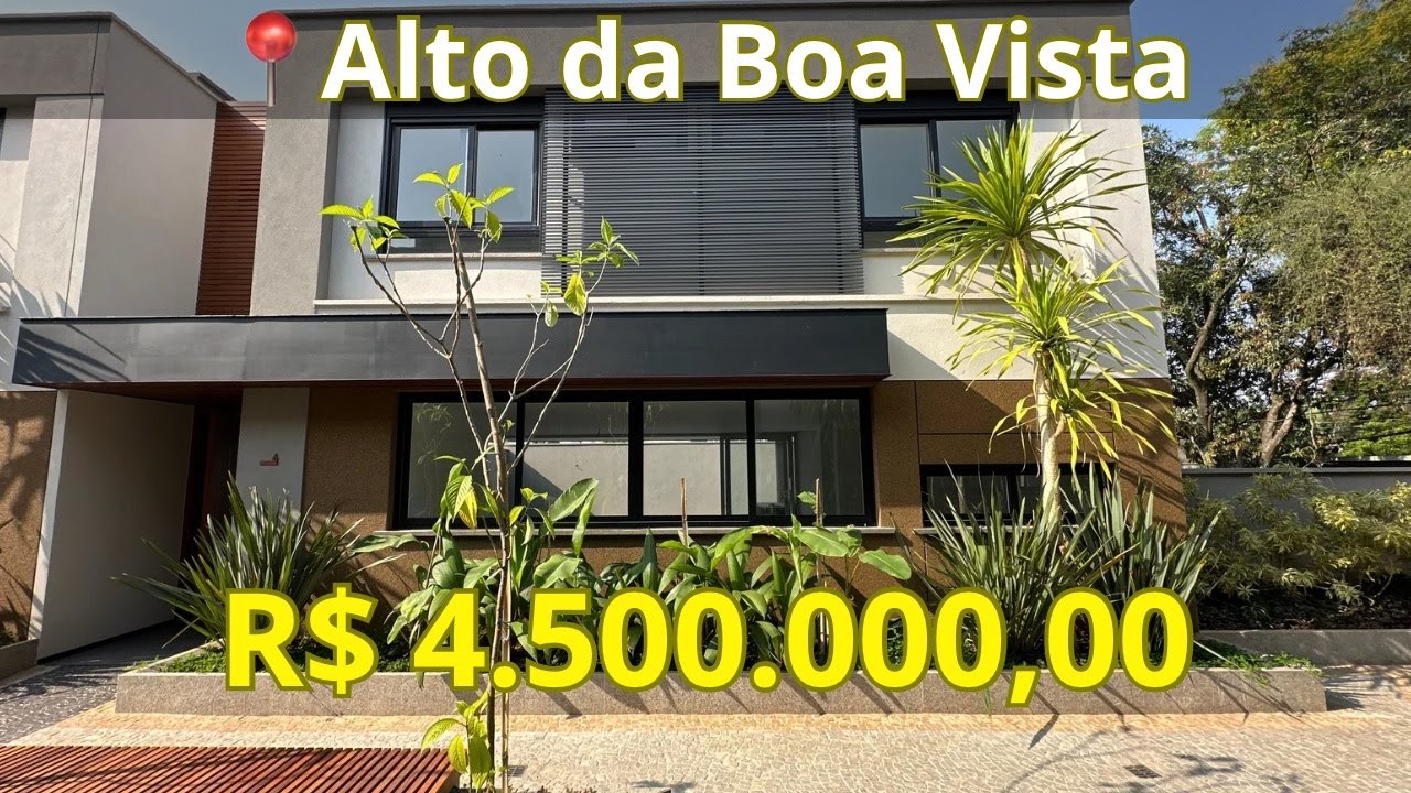 CASA EM CONDOMÍNIO FECHADO NO ALTO DA BOA VISTA EM SP TENHA A PAZ DO INTERIOR 😱