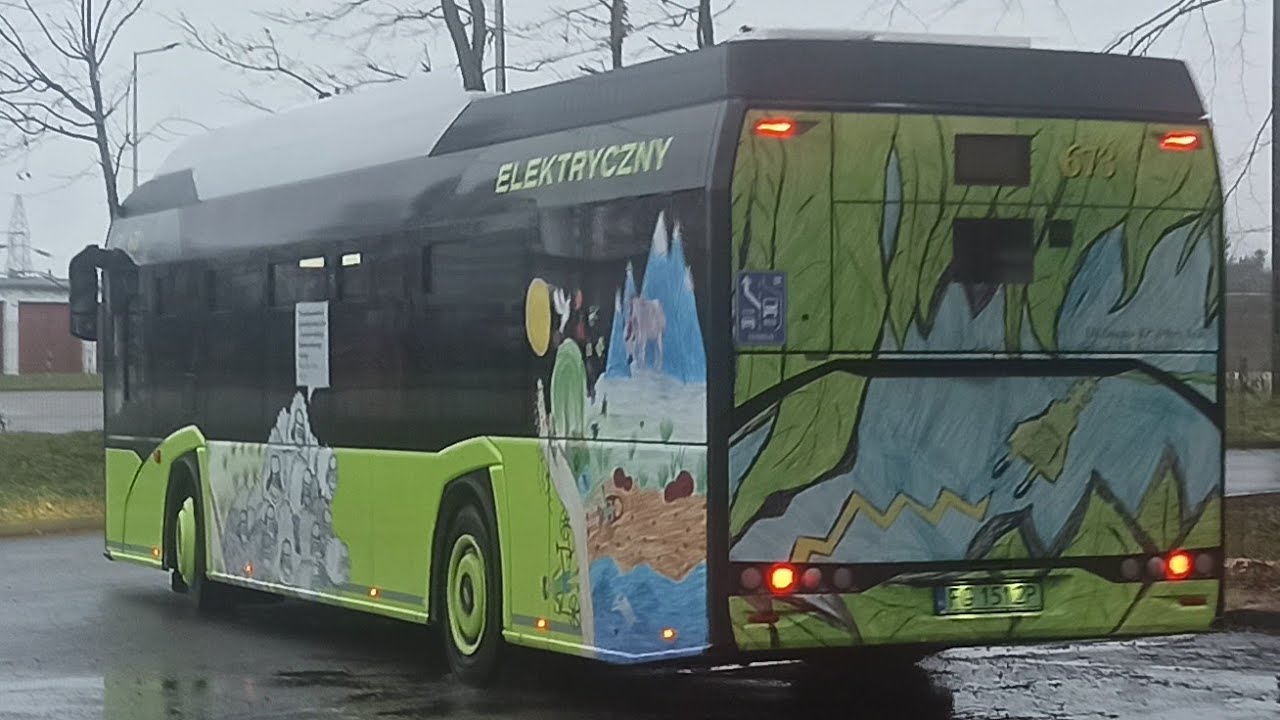 Solaris Urbino 12 IV Electric - przejazd