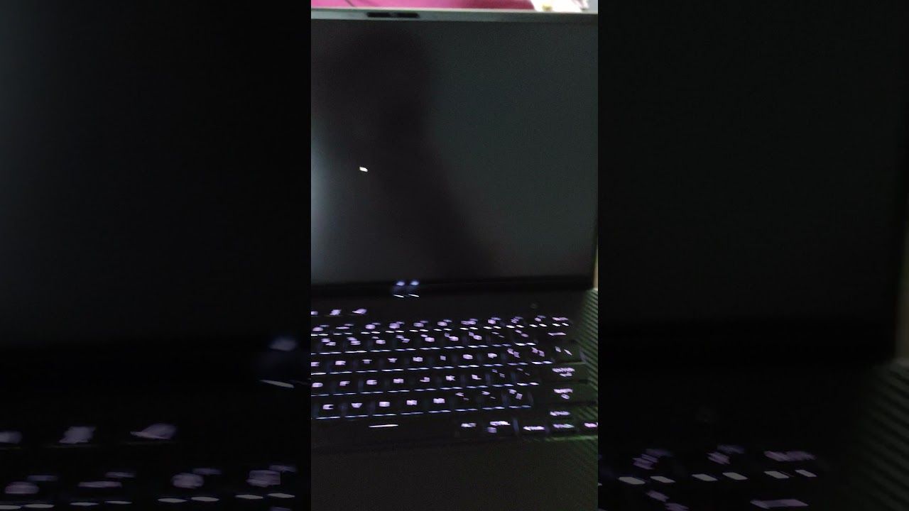 Asus Zephyrus M16 black screen with cursor Windows 11
