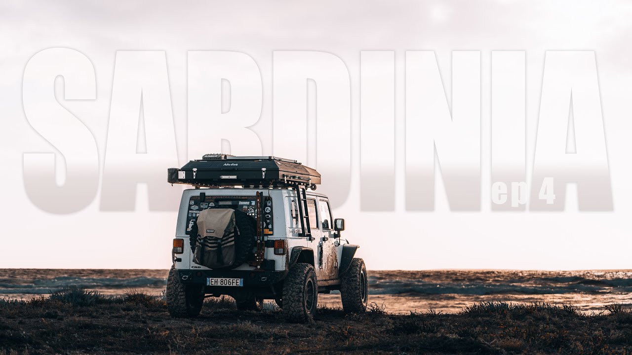 WILD CAMPING OVERLANDING SARDINIA EP.4 - 4x4 Offroad Overland Jeep Wrangler with Alucab setup