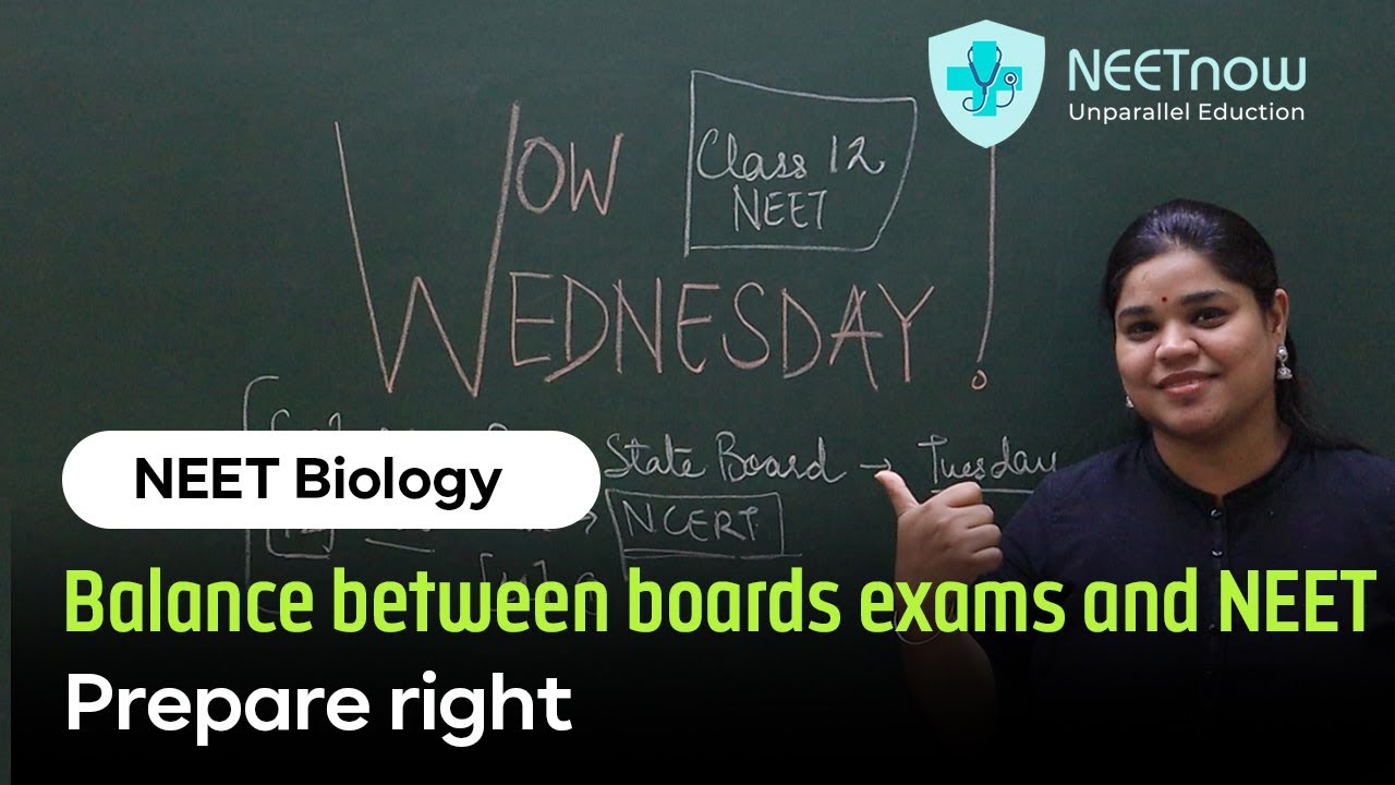 Balance between board exams and NEET | Tips and tricks