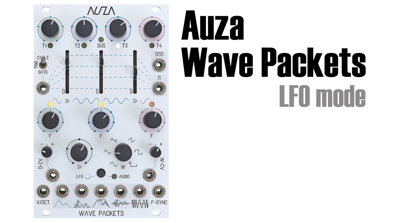 Auza Wave Packets - LFO mode