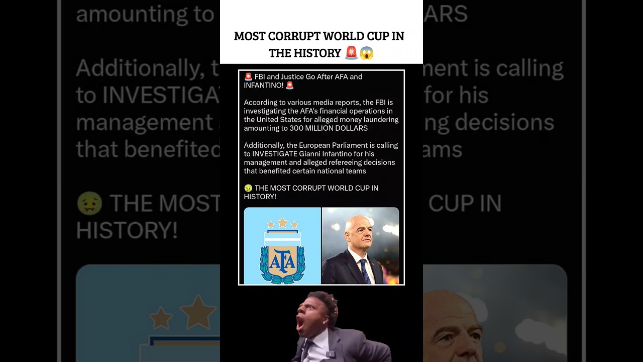 Most corrupt world cup in history 🚨#football #worldcup #argentina #infantino #egypt