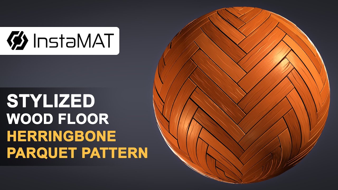 Stylized Herringbone Wood Floor - InstaMAT Time-Lapse | Element Graph