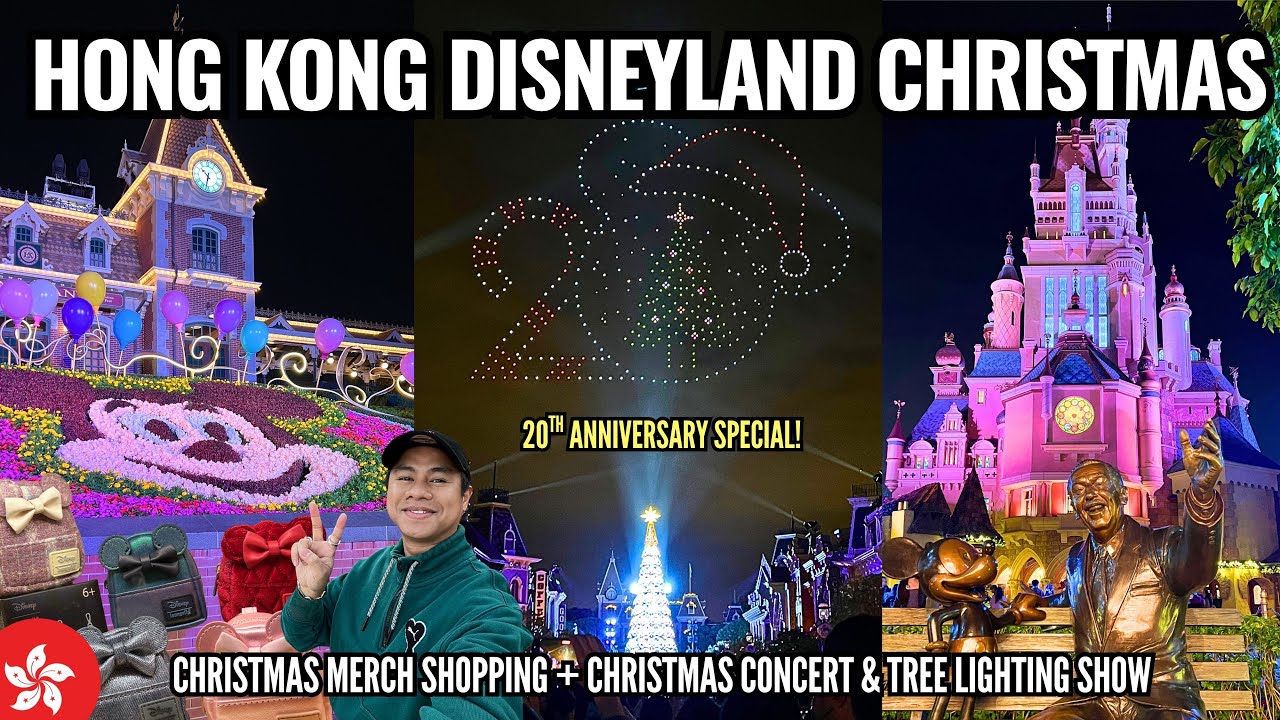 CHRISTMAS IN HONG KONG DISNEYLAND | DISNEY CHRISTMAS CONCERT (TRIBUTE TO TAI PO) + MERCH SHOPPING