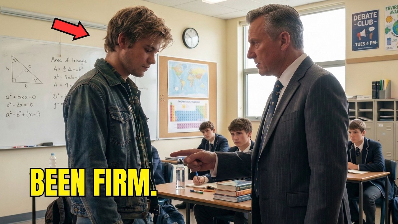 Principal Expels Farmer’s Son – The Next Day, a Billionaire’s Helicopter Arrives at His School!