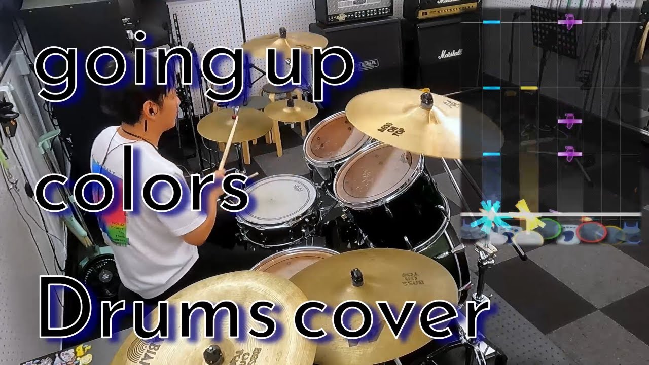 [GITADORA] going up - colors 叩いてみたよ - drums cover