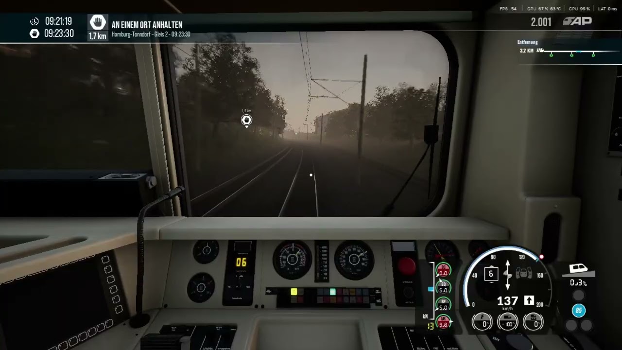 meine erste fahrt im train sim 6