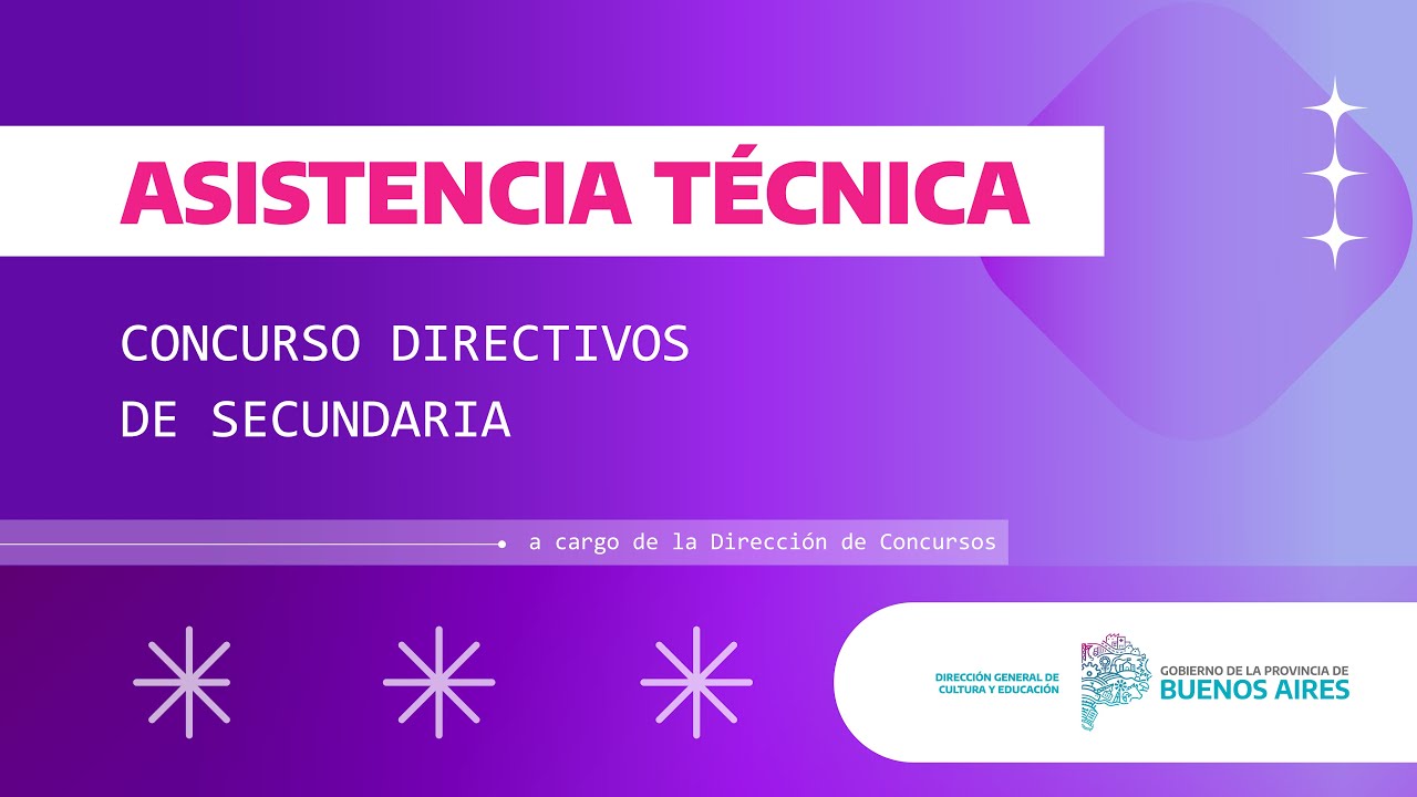 🔴Vivo - Asistencia Técnica - Concurso de Directivos de Secundaria