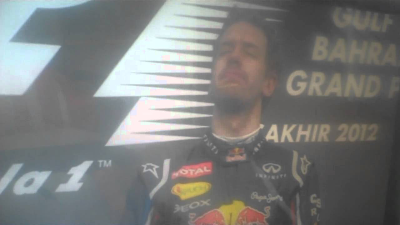 F1 Bahrain GP 2012 Podium Ceremony