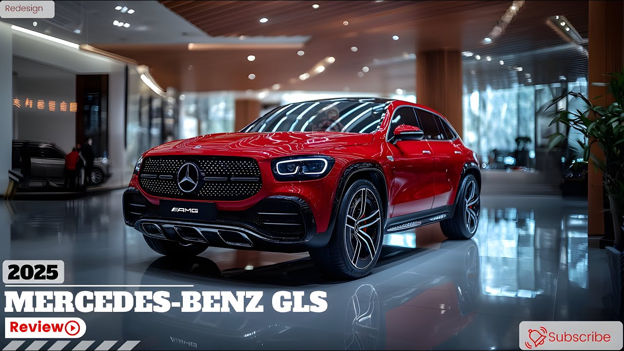 Experience the red 2025 Mercedes Benz: GLS Edition!