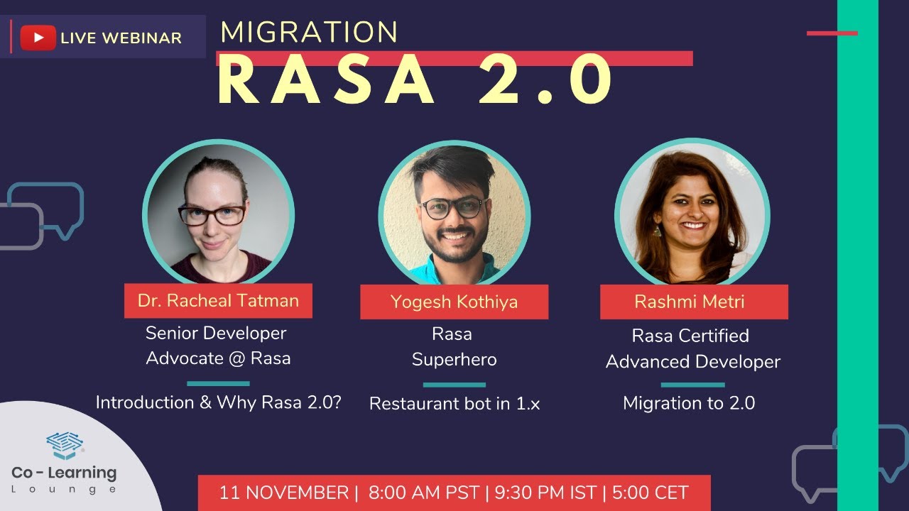 Migration to Rasa 2.0 | Walkthrough with project by Rasa professionals