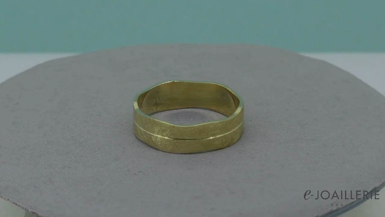 www.e-joaillerie.com - Alliance Angeli Di Bosca en or jaune carats 6,5 mm