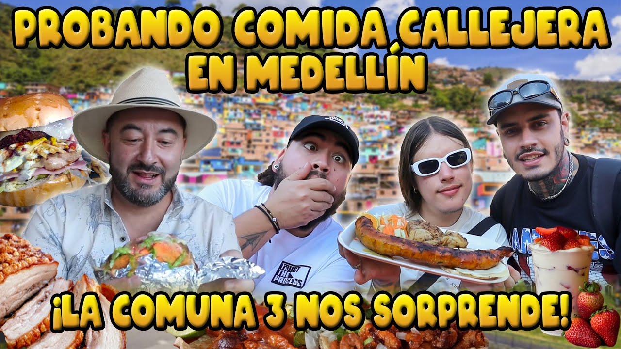 Probando Comida Callejera en Medellín Manrique con @Comerenlacalle
