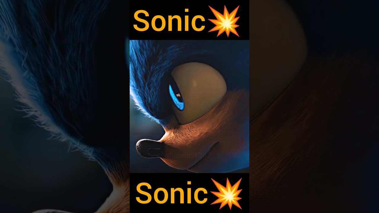 Sonic's New Look: You Won't Believe It!#sonic #shorts #4k #usa #music #cartoon #shawon4942 #shirts