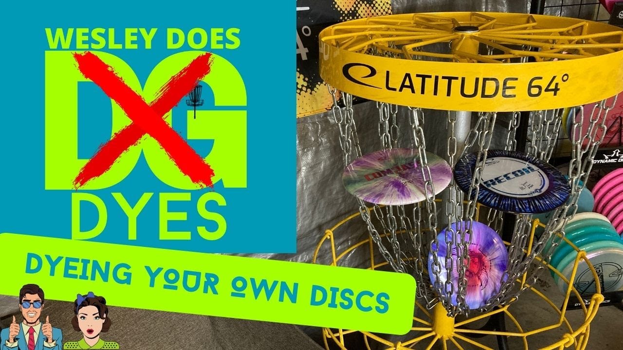 Dye Disc Golf Discs at Home - shaving cream mound