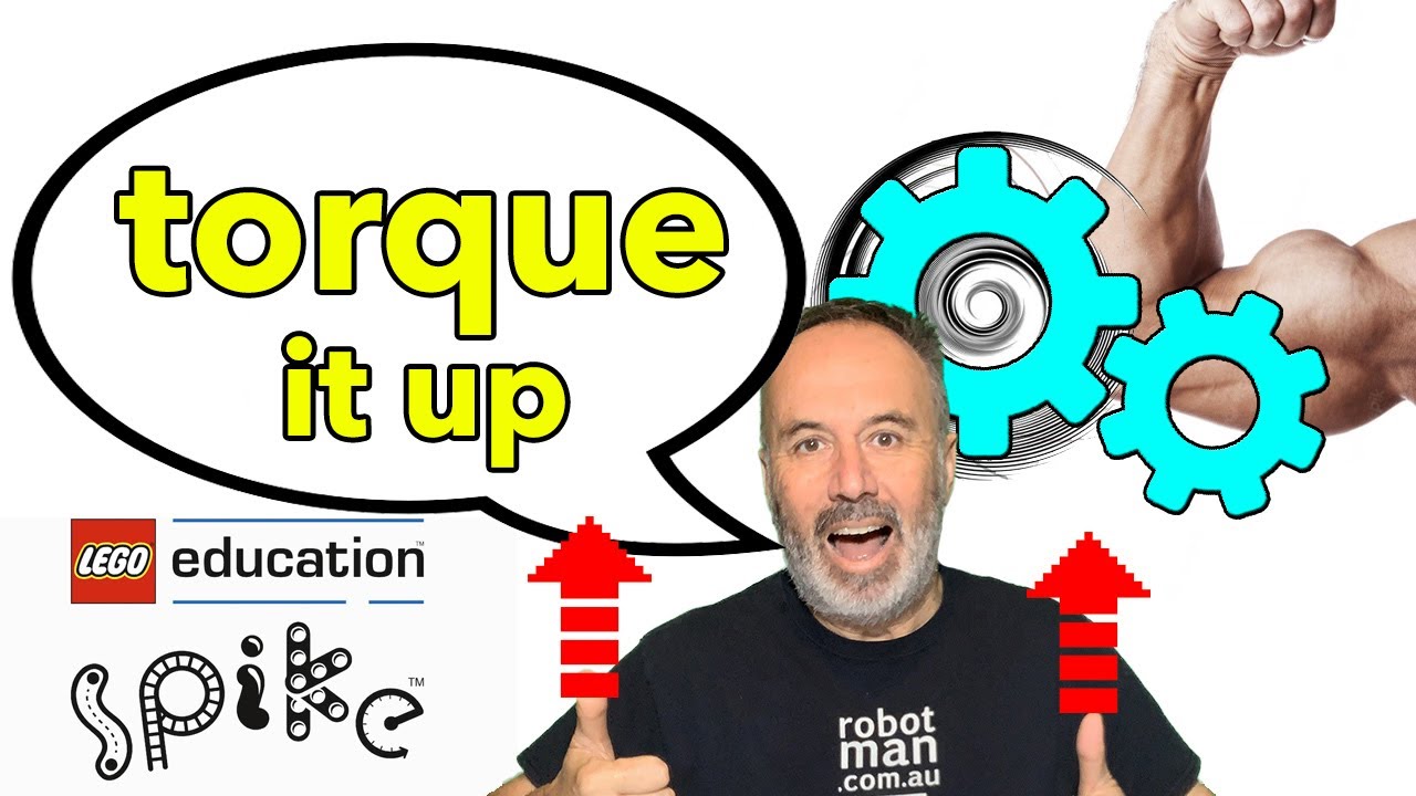 Use cogs to increase torque (or strength) of motors in Lego Spike Prime: 5-minute tutorial