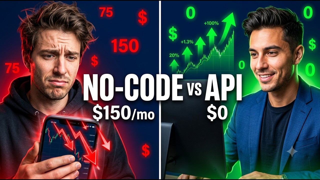 No-Code vs API Bots: Break-Even Point & Real Fee Costs 2026