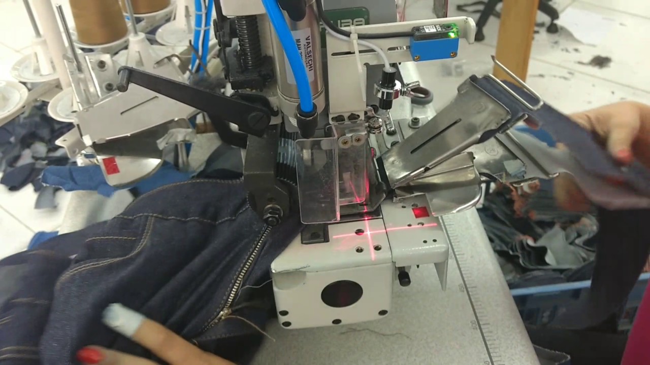 Maquina de costurar cós automático