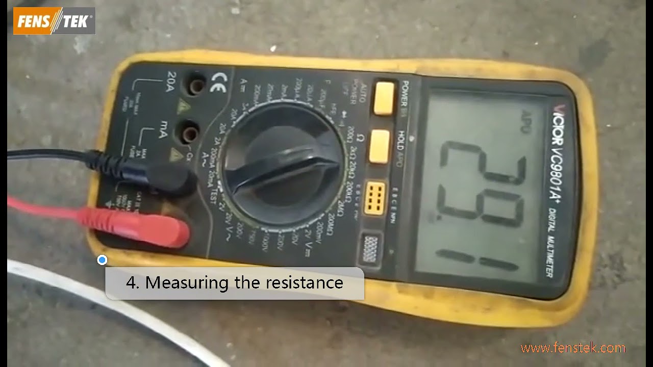 Check heating plate of the welding machine for UPVC windows