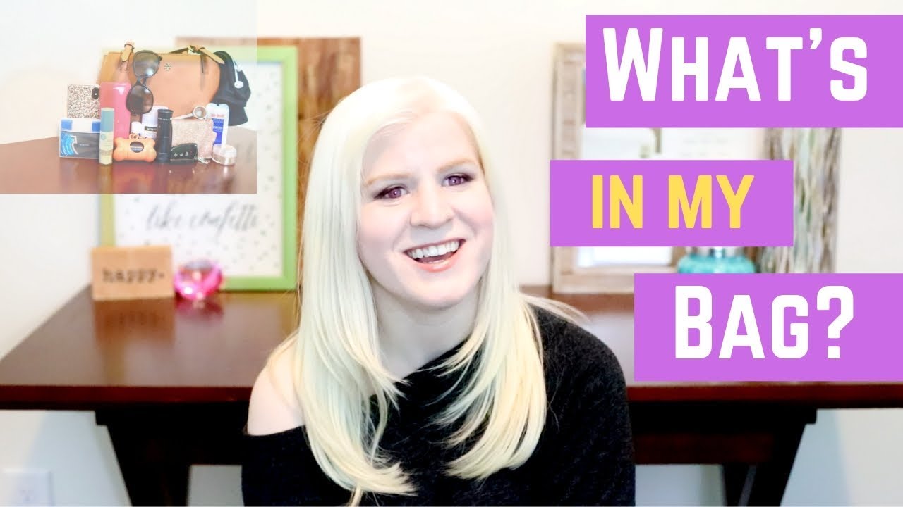 What's in my bag | For VIPs (Visually Impaired People)