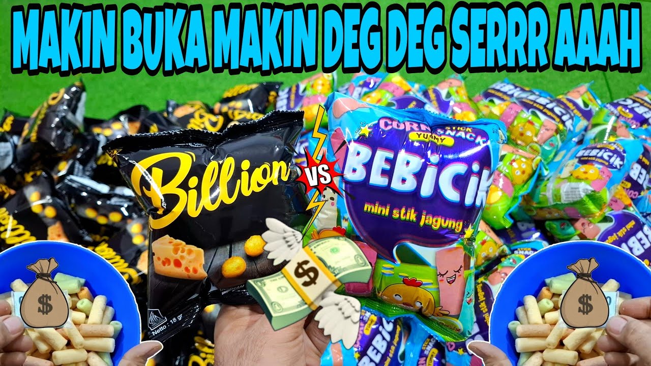 WOW! MAKIN BUKA MAKIN DEG DEG SERRR AH!!! UNBOXING CIKI BEBICIK vs BILLION BERHADIAH UANG