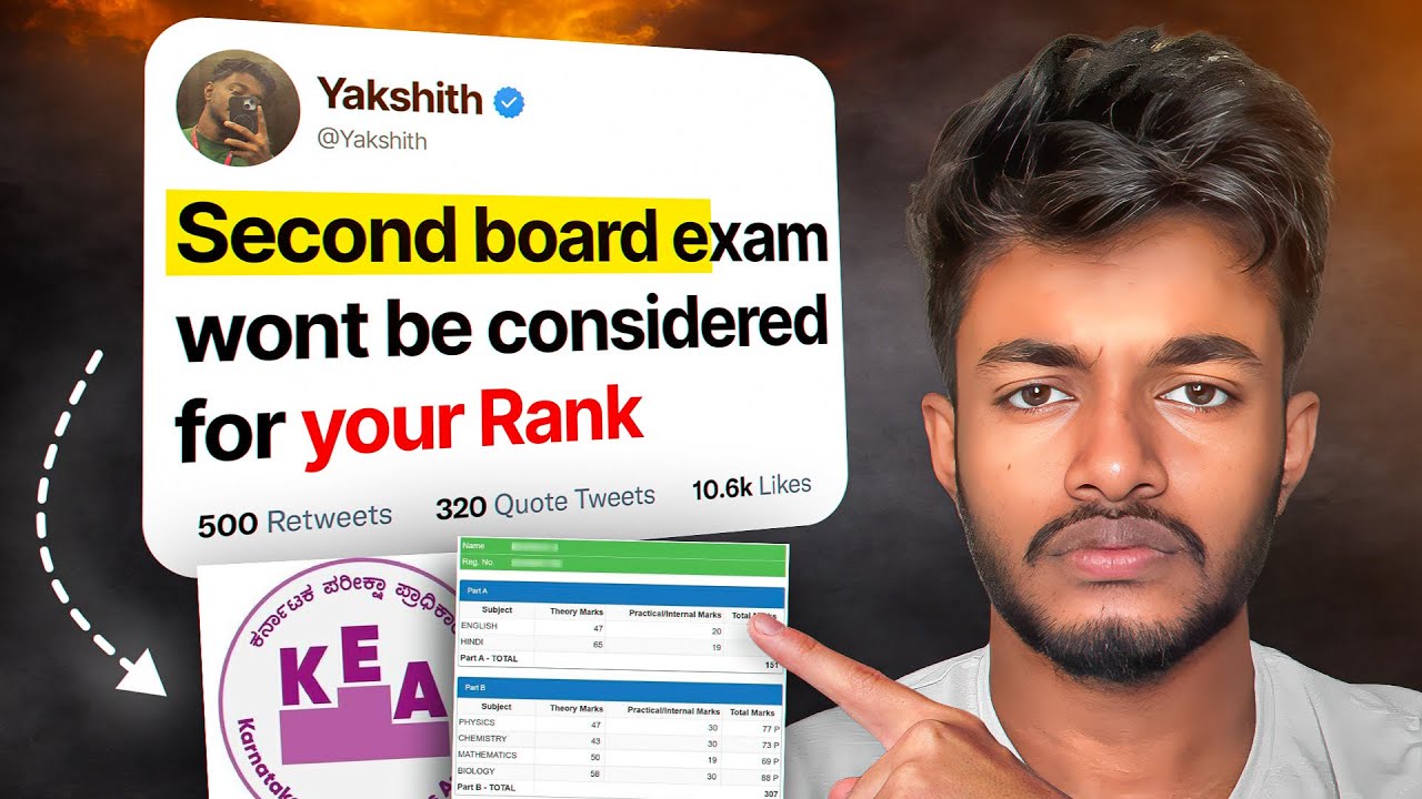 Kect 2026 Will 2 board exam mark be considered? #kcet2026