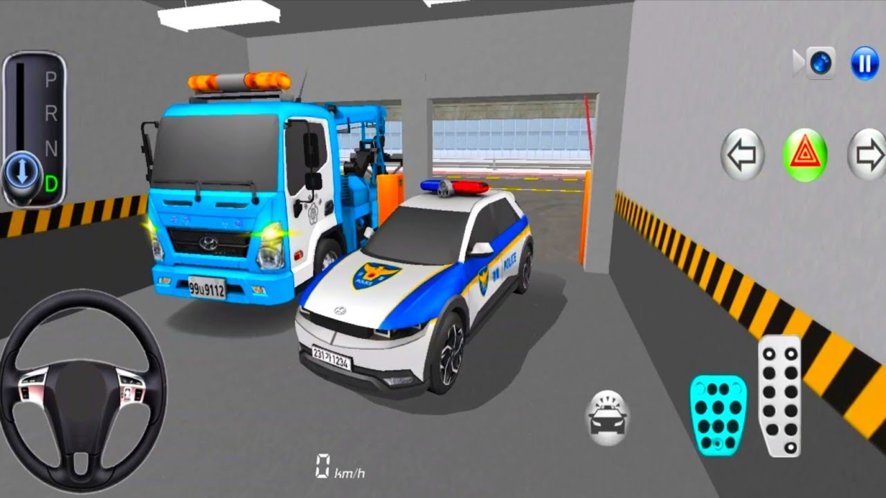 New Police Hyundai Staria Car Come in For Parking Building - 3D Driving Class 2026- Android Gameplay