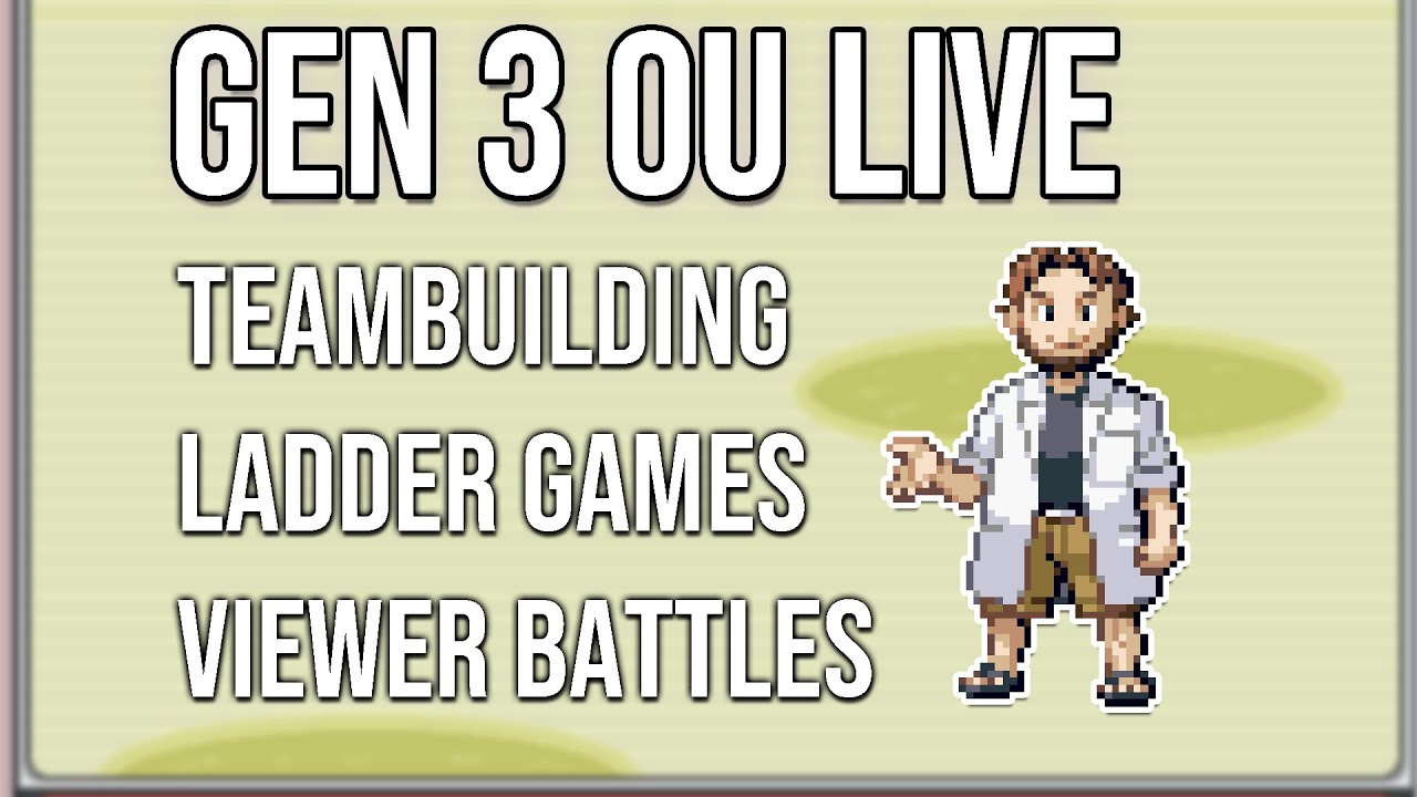Steelix, Glalie & More - Gen 3 OU Pokemon Live
