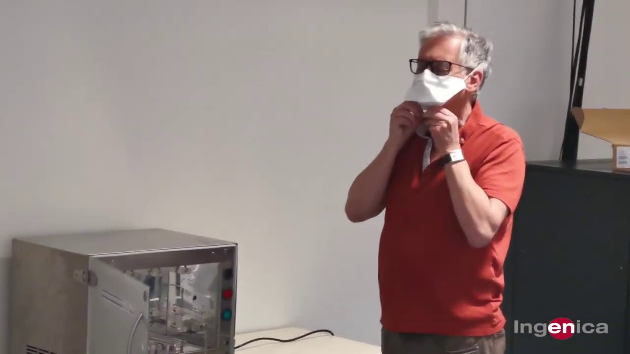 SterOmasK   Dispositif de stérilisation de masques FFP2 et chirurgicaux SterØmasK™, pat  pend
