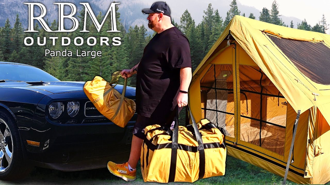 UNBOXING the HUGE Luxury Panda Air Large Inflatable Cabin Tent from RBM OUTDOORS