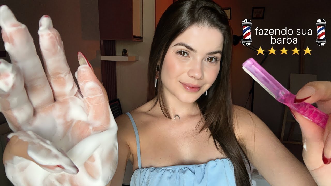 ASMR  Fazendo Sua Barba💈✂️🪒