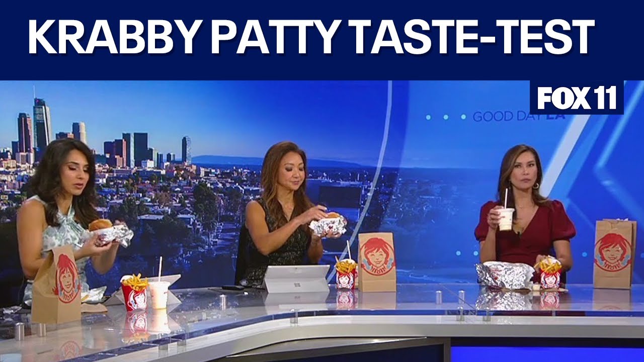 Trying SpongeBob's Krabby Patty