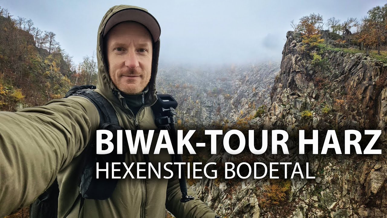 Biwak Tour Harz 🟢 Wandern im Bodetal am Hexenstieg  🟢 Overnighter