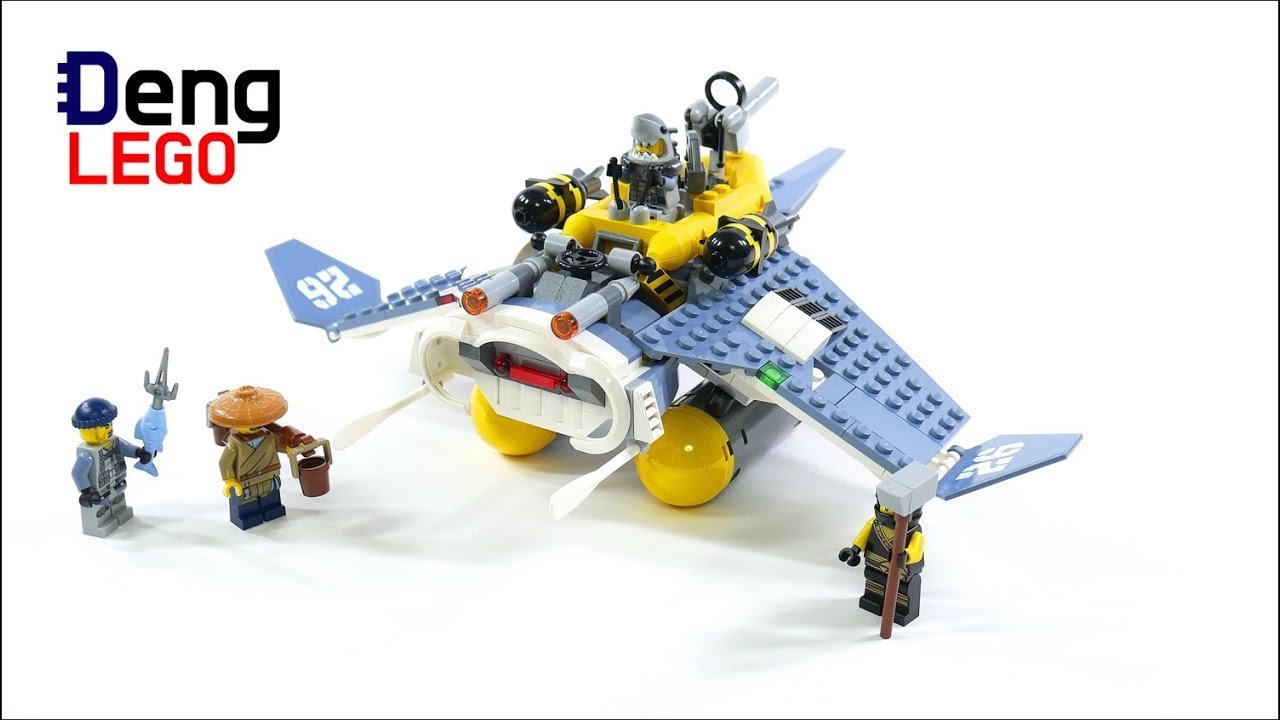 LEGO 70609 ★Ninjago Movie - Manta Ray Bomber★ Quick Build Video