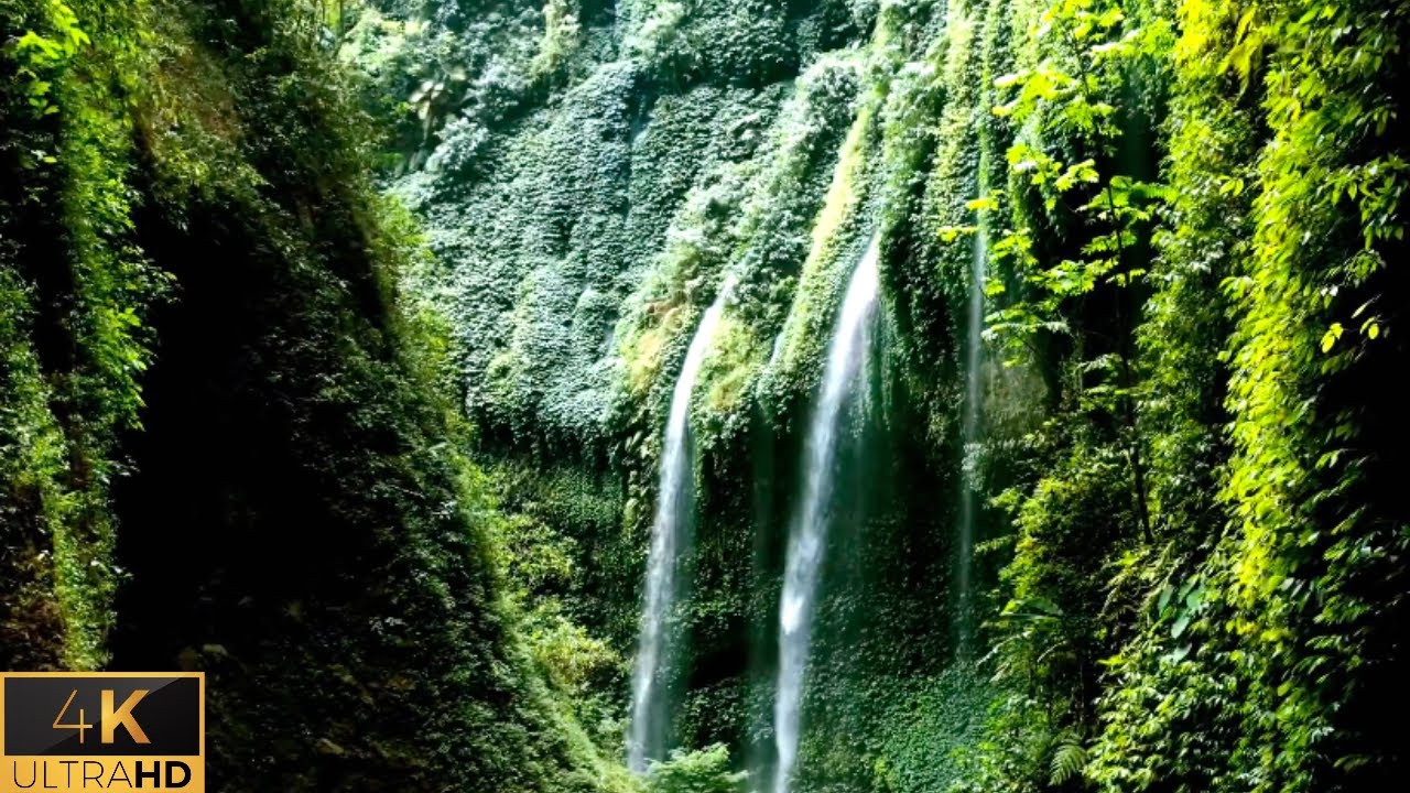 Healing Waterfalls ~ Relaxing Music 🎼