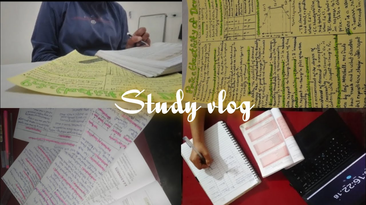 48 hours study vlog *productive and aesthetic*