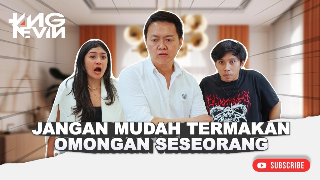 Jangan terlalu percaya dengan orang!