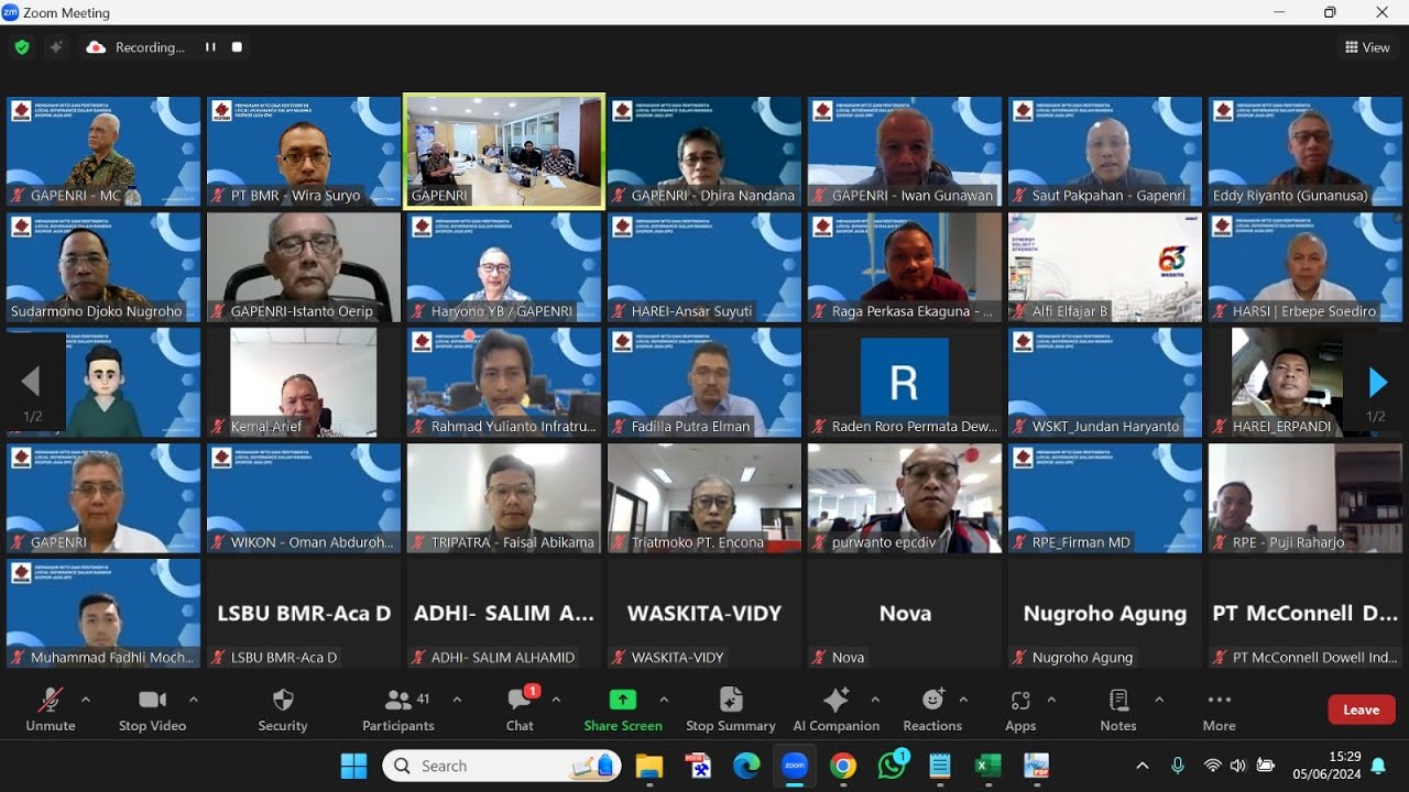 Pentingnya Memahami Local Governance Dalam Rangka Ekspor Jasa EPC (Sesi Tanya Jawab 2)