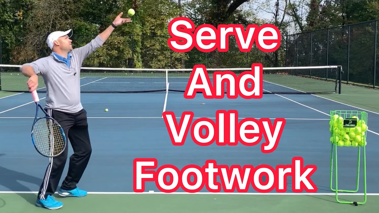 How To Serve And Volley In Tennis (Advanced Footwork And Strategy)