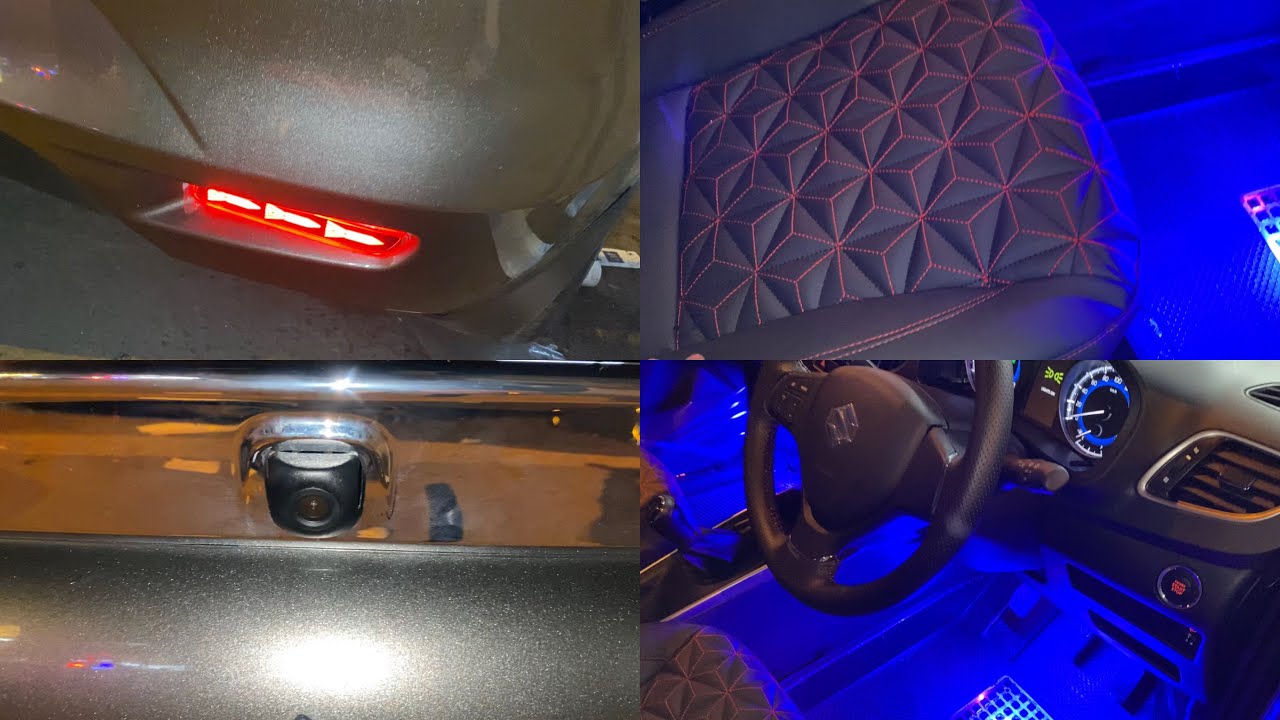 Accessories must of baleno zeta | camera in baleno zeta | modified baleno | cheapest accessories 🔥