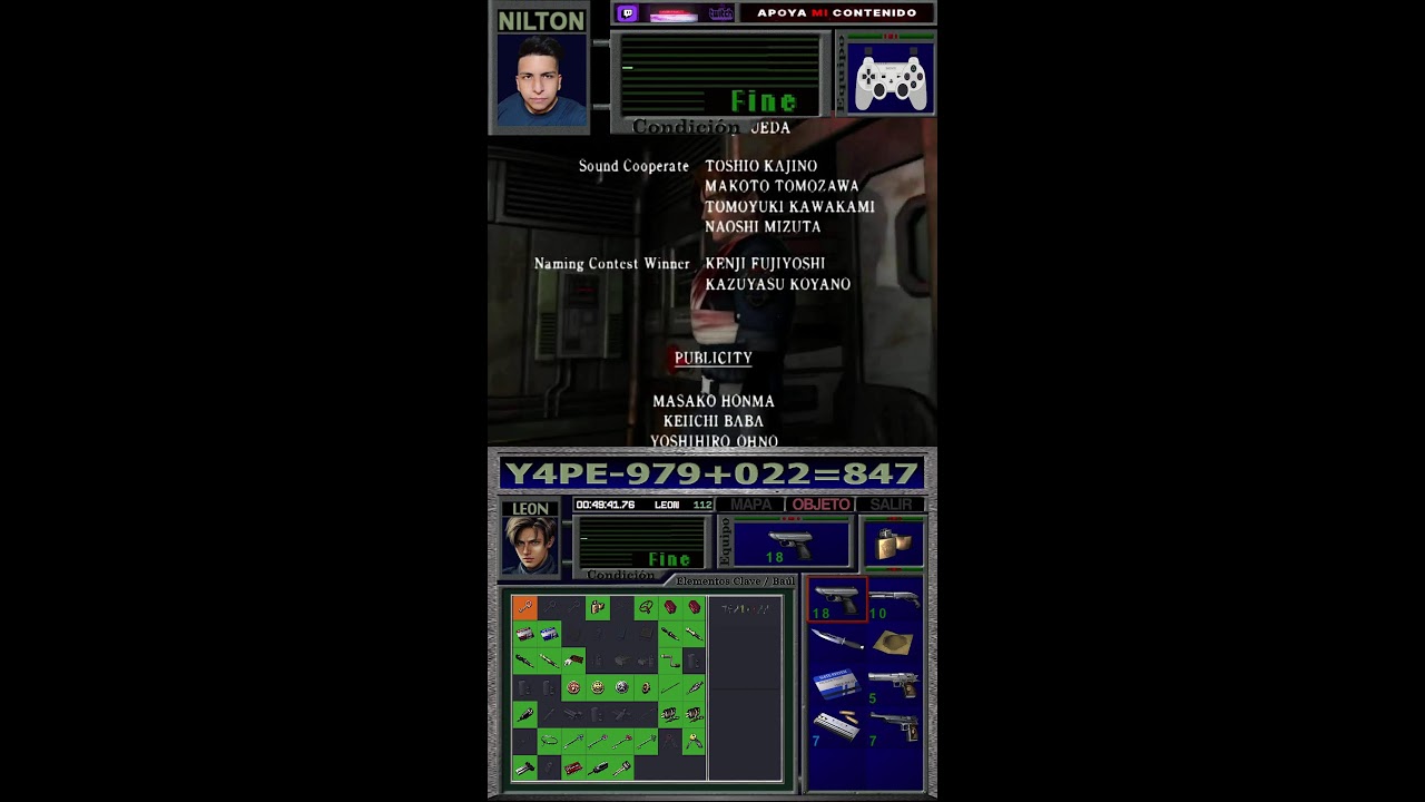 RESIDENT EVIL 2 / CAMPAÑA : HISTORIA PRINCIPAL / MODO : SPEEDRUN /TERCER INTENTO / LEON B /PB:49 MIN