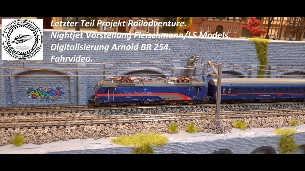 Modelleisenbahn Spur N, das volle Programm von Railadventure, Digitalisierung der Arnold BR 254....